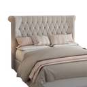 Ver imagem 2 de Cabeceira Estofada Cama Box Solteiro 0,90 Miraggio para Quarto em Linho Cinza - Larbelle