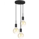 Ver imagem 1 de Lustre Pendente 3 Luzes E27 Sem Lâmpada Decor DEC3E27PDPT Bronzearte