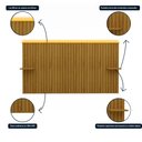 Ver imagem 3 de Cabeceira Casal Box 2 Prateleiras 230cm Nobre 