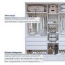 Guarda Roupa Casal 5 Portas com 9 Gavetas 100% MDF Urbano - 9