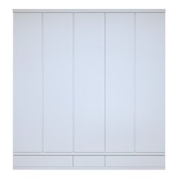 Guarda Roupa Casal 5 Portas com 9 Gavetas 100% MDF Urbano - 13