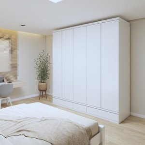 Guarda Roupa 5 Portas 100% Mdf Urbano