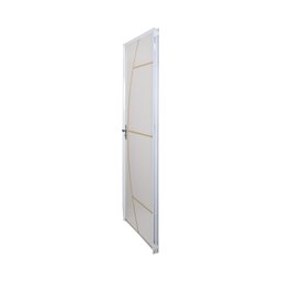 Kit Porta de Madeira Decorada 212x85cm com Batente de Aluminio 3,6cm Gáucha MGM - 3