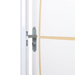 Kit Porta de Madeira Decorada 212x85cm com Batente de Aluminio 3,6cm Gáucha MGM - 5