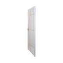 Ver imagem 3 de Kit Porta de Madeira Decorada 212x85cm com Batente de Aluminio 3,6cm Gáucha MGM Abertura Esquerda Branco