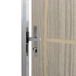 Kit Porta de Madeira Decorada 212x85cm com Batente de Aluminio 3,6cm Gáucha MGM - 5