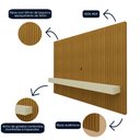 Ver imagem 5 de Estante Home Ripada para TV até 85 Polegadas Nobre Soft 228,8cm Gelius Móveis