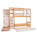 Ver imagem 2 de Treliche Active Play com Kit Escalada Infantil Esquerda Climb Casatema MadeiraOriginals Branco