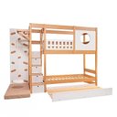 Ver imagem 2 de Treliche Active Play e Kit Escalada Infantil Climb Casatema MadeiraOriginals Branco/Madeira Natural