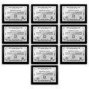 Ver imagem 1 de Kit 10 Certificados/Diplomas A4 Com Tela De Acetato E Mdf Titulo Moldura Preta