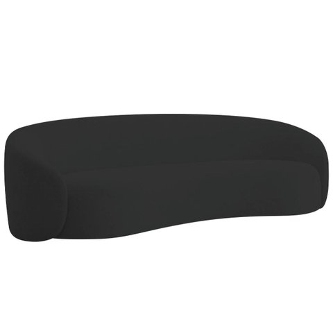 Sofá Orgânico Luxo Recepção 220cm Amore Bouclé