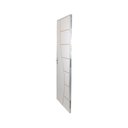 Ver imagem 3 de Kit Porta de Madeira Decorada 212x95cm com Batente de Aluminio 3,6cm Cantareira MGM Branco