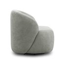 Ver imagem 7 de Poltrona Orgânica Giratória Tecido Bouclê Aime