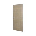 Ver imagem 2 de Kit Porta de Madeira Decorada 212x75cm com Batente de Aluminio 3,6cm Neblina MGM Abertura Esquerda Carvalho Alpha