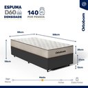 Ver imagem 6 de Cama Box com Colchão de Espuma D60 Ortobom Force Dream Solteiro 88cm