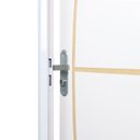 Ver imagem 5 de Kit Porta de Madeira Decorada 212x95cm com Batente de Aluminio 3,6cm Gáucha MGM Abertura Direita Branco