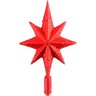 Estrela Ponteira Árvore Natal Enfeite Vermelho Natalino 30cm - 3