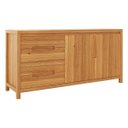 Ver imagem 1 de Balcão Buffet Nature com 2 Portas e 4 Gavetas Madeira Pinus Rústico Claro