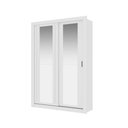Ver imagem 3 de Guarda Roupa Solteiro 2 Portas Darvi com 2 Espelhos Carraro Branco