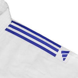 Kimono Infantil Judo Adidas Trançado Branco com Faixa - 4