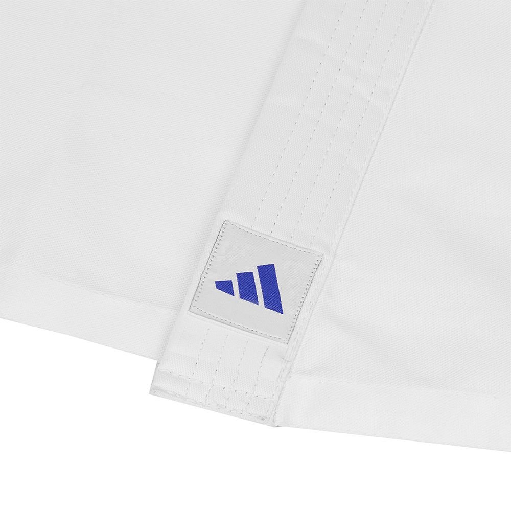 Kimono Infantil Judo Adidas Trançado Branco com Faixa - 6