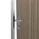 Ver imagem 5 de Kit Porta de Madeira Decorada 212x95cm com Batente de Aluminio 3,6cm Cantareira MGM Carvalho Quebec