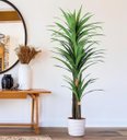 Ver imagem 1 de Planta Artificial Yucca Árvore Realista para Decoração 150cm, Plantas Artificiais Decorativa.