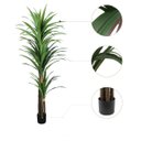Ver mais imagens de Planta Artificial Yucca Árvore Realista para Decoração 150cm, Plantas Artificiais Decorativa.