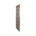 Ver imagem 3 de Kit Porta de Madeira Decorada 212x95cm com Batente de Aluminio 3,6cm Neblina Mgm Abertura Direita