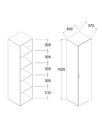 Ver imagem 5 de Armário Multiuso 1 Porta White - Caule Móveis