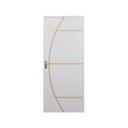 Ver imagem 1 de Kit Porta de Madeira Decorada 212x65cm com Batente de Aluminio 3,6cm Gáucha Mgm