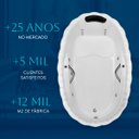 Ver imagem 5 de Banheira Lotus Individual Completa com Hidro em Acrílico - 220v