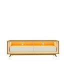 Ver imagem 4 de Rack para TV até 85 Polegadas com LED e Pés Madeira Maciça 172,5cm 100% MDF Requinte