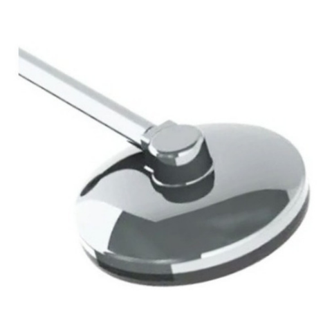 Ducha Chuveiro Fria De Polipropileno 225mm Metalizada Banheiro Ducha Piscina Ducha Externa:Prateado