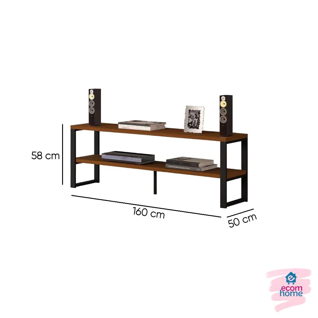 Kit Rack para Tv 55" Mesa de Centro e Lateral Innovare Estilo Industrial - 3