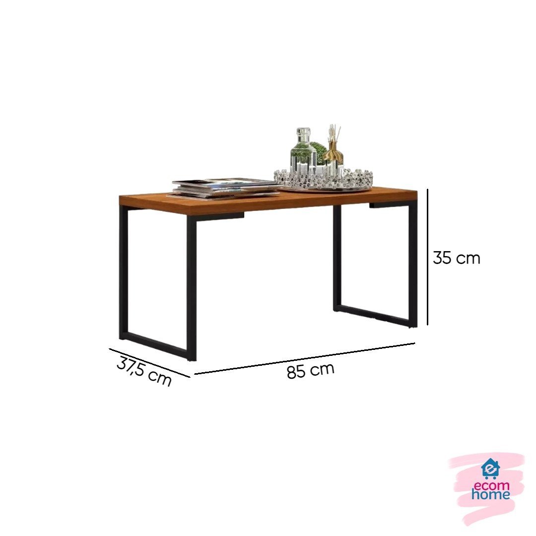 Kit Rack para Tv 55" Mesa de Centro e Lateral Innovare Estilo Industrial - 5