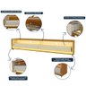 Rack para TV até 85 Polegadas com LED e Rodízios 172,5cm 100% MDF Requinte - 7