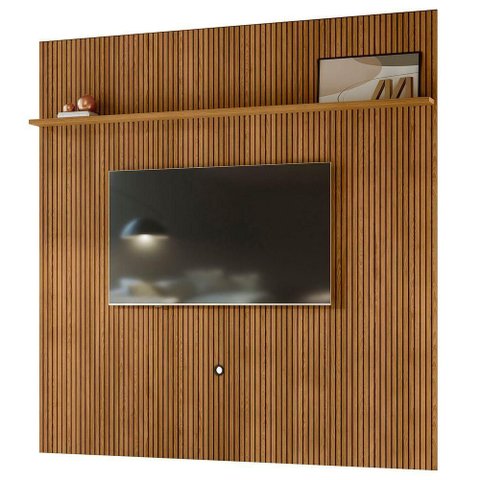 Painel para Tv 75 Polegadas 238cm André Z10 Cumaru Mpozenato