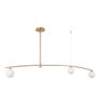 Pendente Bella Calder Dourado e Branco 106x15x133cm G9 21w DW003 - 1