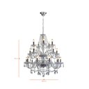 Ver imagem 1 de Lustre Clássico 20 Luzes E14 Gd721620lsv2 Bronzearte