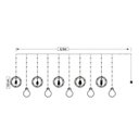 Ver imagem 3 de Pisca Cascata Varal Fio Fada Led Figura 3,0m Natal Decoração Luvinco