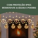 Ver imagem 7 de Pisca Cascata Varal Fio Fada Led Figura 3,0m Natal Decoração Luvinco