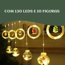 Ver mais imagens de Pisca Cascata Varal Fio Fada LED Figura 3,0m Natal Decoração Luvinco