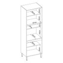 Ver imagem 6 de Paneleiro Cozinha 2 Portas Vidro 2 Portas Mdp Firenze Amendola Touch Nude Prime Tx 94551 Demóbile