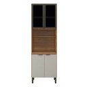 Ver imagem 1 de Paneleiro Cozinha 2 Portas Vidro 2 Portas Mdp Firenze Amendola Touch Nude Prime Tx 94551 Demóbile