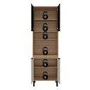 Ver imagem 5 de Paneleiro Cozinha 2 Portas Vidro 2 Portas Mdp Firenze Amendola Touch Nude Prime Tx 94551 Demóbile