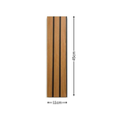 Ver imagem 3 de Kit 50 Placas Ripadas Efeito Black Line Painel Decorativo Autocolante