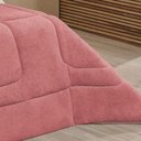Ver imagem 4 de Coberdrom Robust Solteiro Manta Soft Sherpa Lã de Carneiro Pesado Grosso 1 Peça - Rosa
