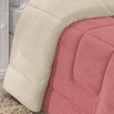 Ver imagem 2 de Coberdrom Robust Solteiro Manta Soft Sherpa Lã de Carneiro Pesado Grosso 1 Peça - Rosa