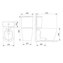 Ver imagem 3 de Bacia para Caixa Acoplada Neo N Rimless Onix Incepa